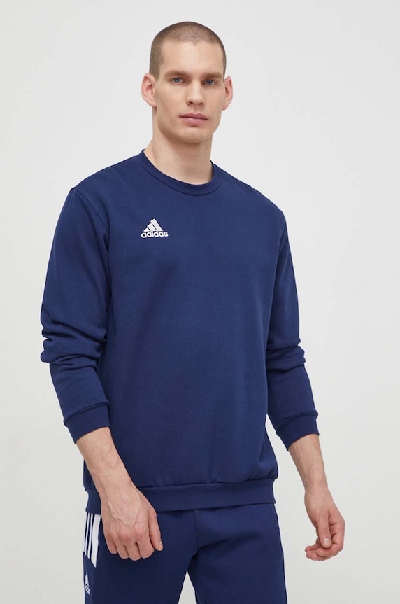 Mikina adidas Performance Entrada 22 bez kapuce námořnická modř H57480