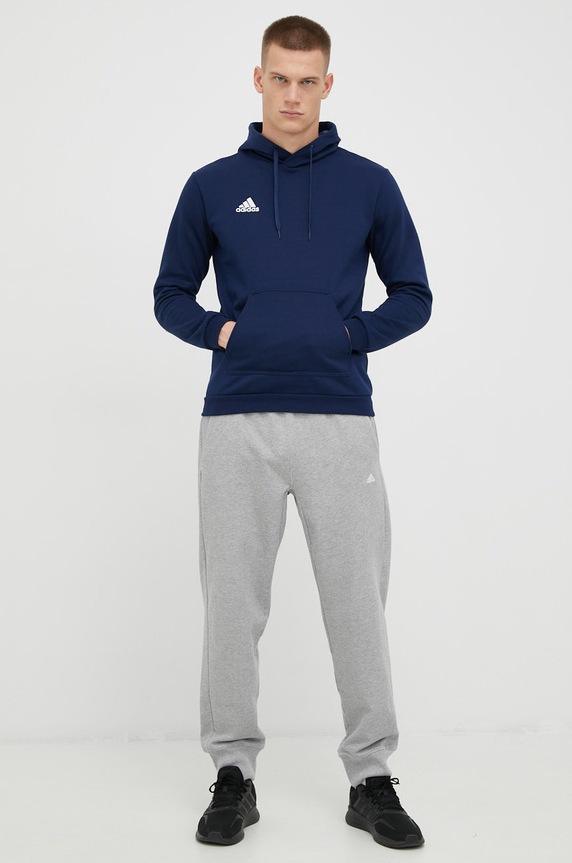 Tepláková mikina adidas Performance Entrada 22 H57513 tmavomodrá SS22