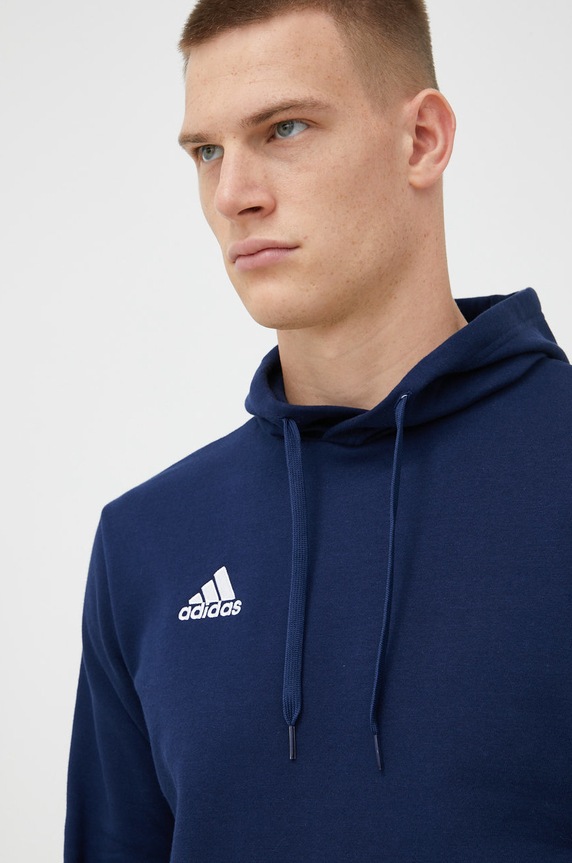Tepláková mikina adidas Performance Entrada 22 tmavomodrá H57513