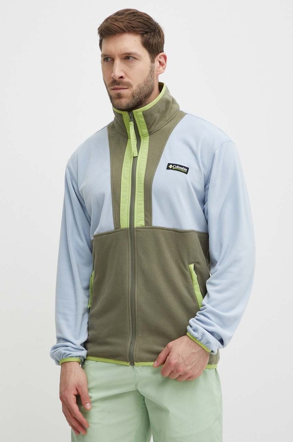 Columbia sportos pulóver Back Bowl mintás zöld 1890764