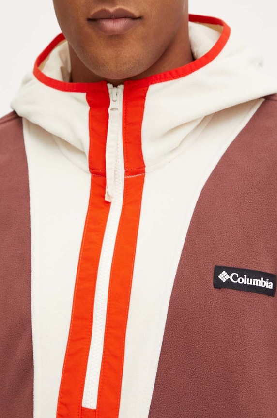 Columbia gyapjú pulóver Backbowl 1990745 piros