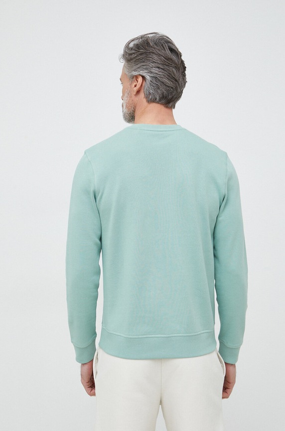 Odzież BOSS bluza bawełniana BOSS ORANGE 50468443 zielony