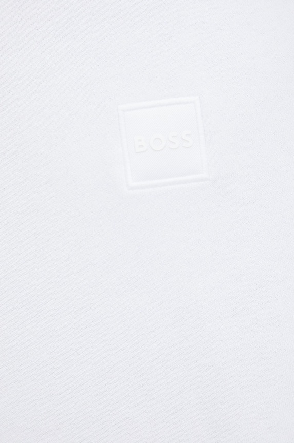 BOSS bluza bawełniana BOSS ORANGE 50468443 biały