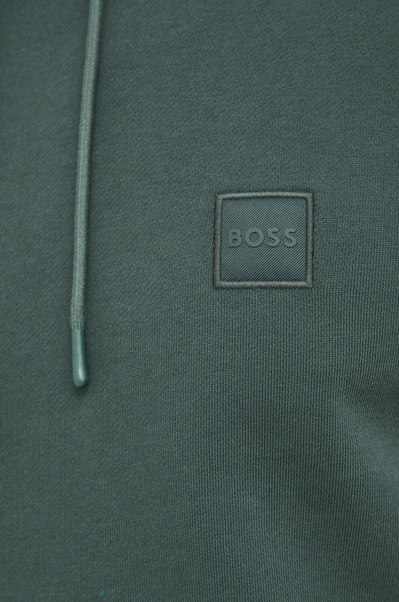 BOSS bluza bawełniana BOSS ORANGE 50468445 zielony