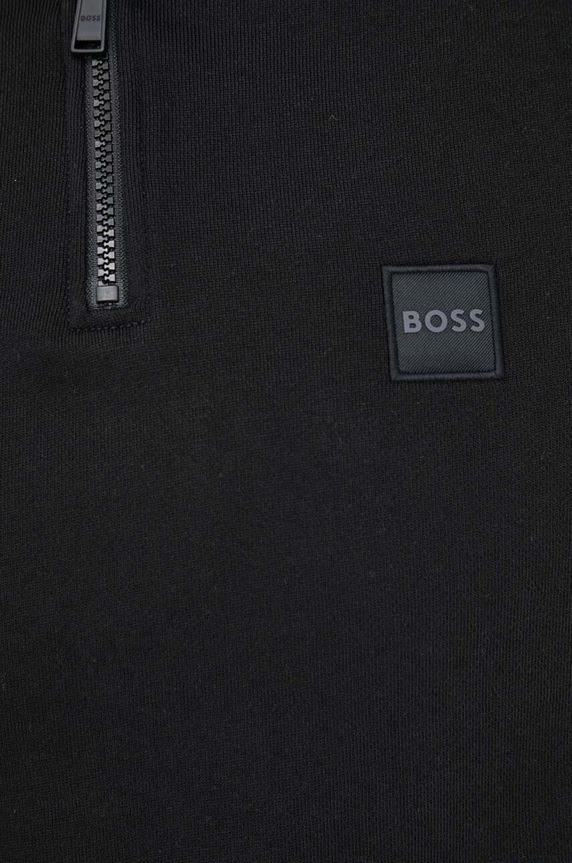 BOSS pamut melegítőfelső BOSS CASUAL 50468926 fekete