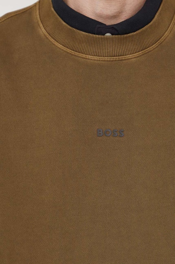 BOSS bluza BOSS CASUAL 50472271 zielony