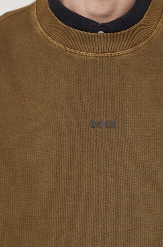 BOSS bluza BOSS CASUAL 50472271 zielony