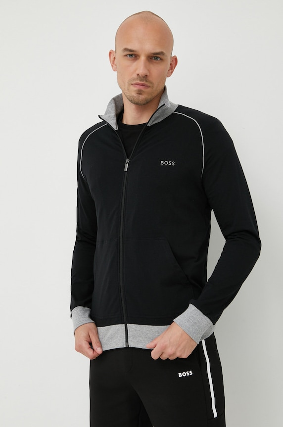 Bluza BOSS Brez kapuce črna 50469548