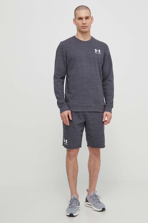 Under Armour bluza 1370404 szary SS24