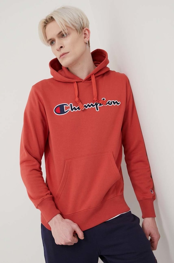 Champion bluza imprimeu rosu 217060