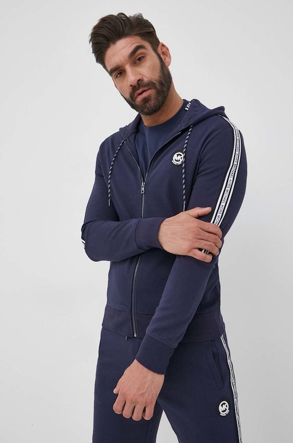 Michael Kors felső aplikációval sötétkék CS250QD5MF