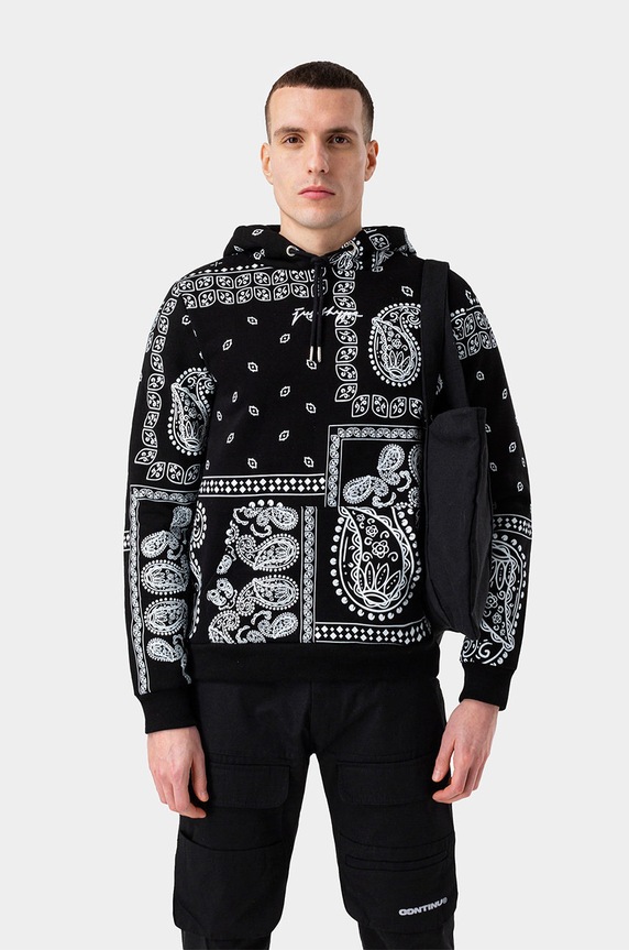 Hype bluza wzorzyste czarny ZVLR.410
