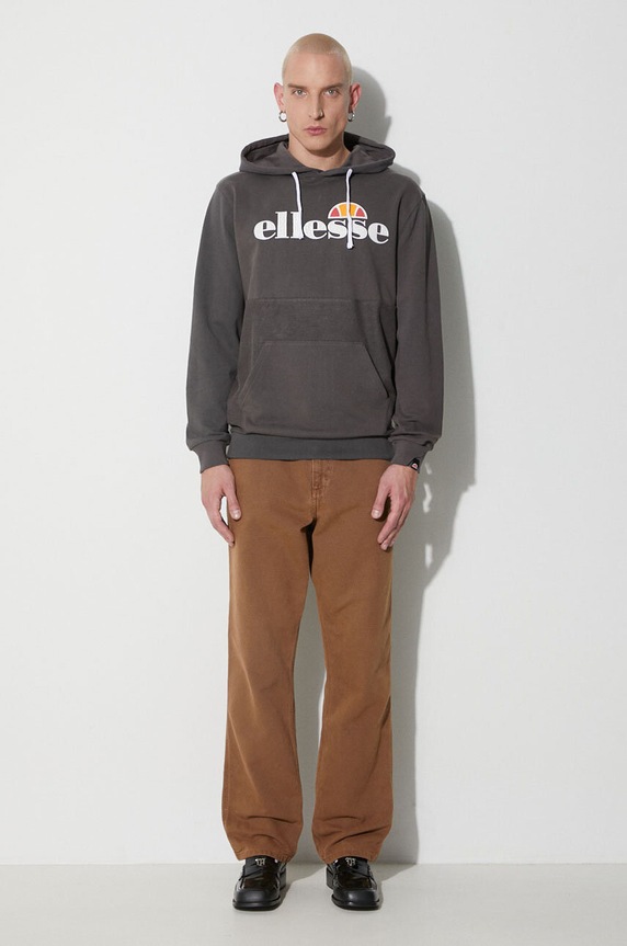 Ellesse bluza bawełniana SHN15152 szary SS22