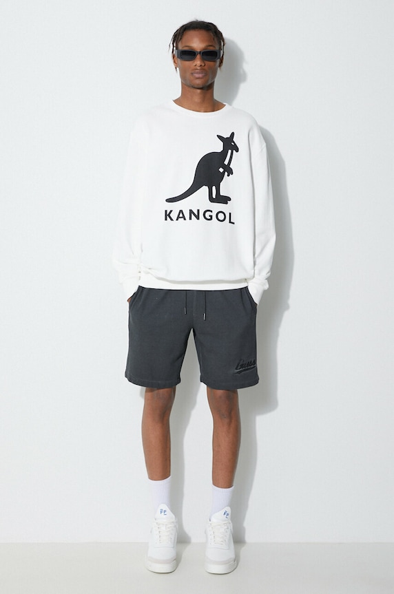 Kangol bluza bawełniana KLEU003 biały SS22