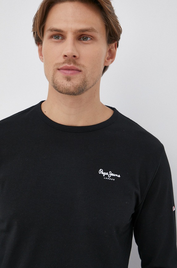 Pepe Jeans hosszú ujjú fekete PM508211.999