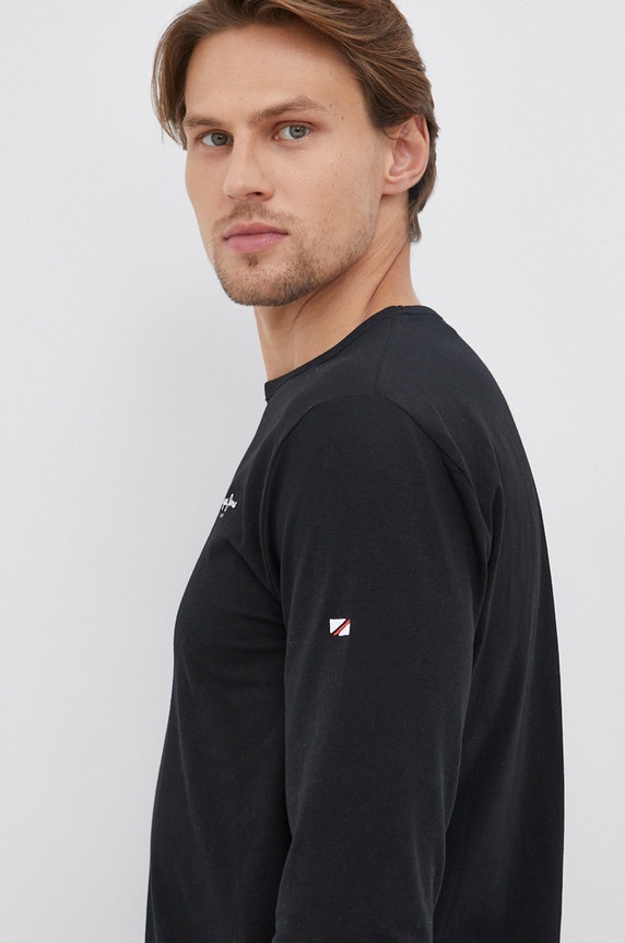 Pepe Jeans hosszú ujjú PM508211.999 fekete