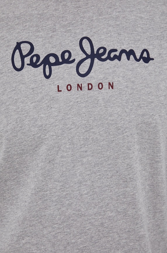 Pamučna majica dugih rukava Pepe Jeans Eggo PM508209.933 siva