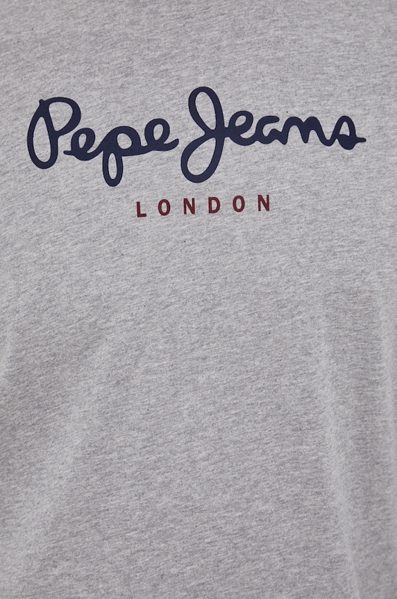 Pamučna majica dugih rukava Pepe Jeans Eggo PM508209.933 siva
