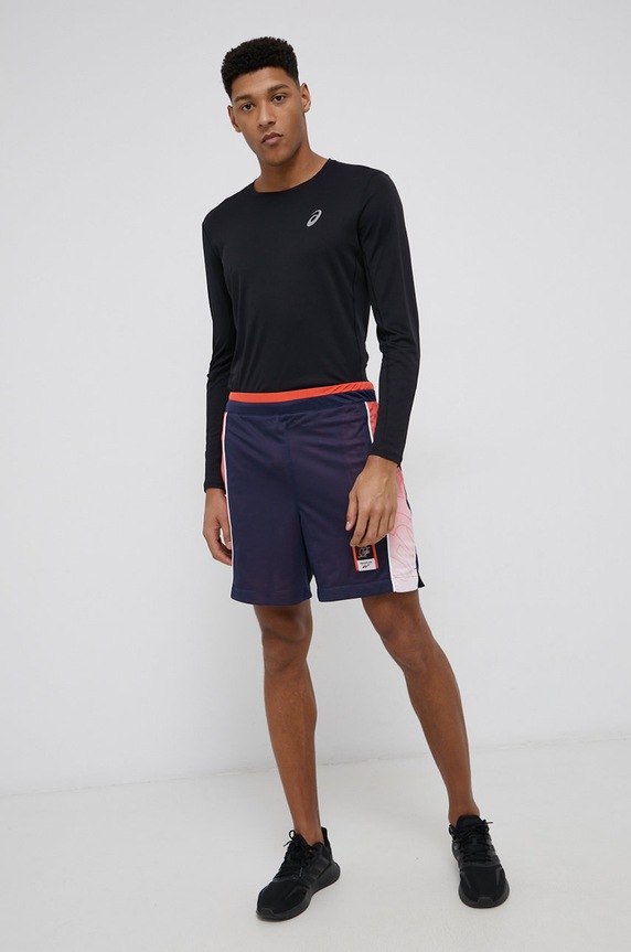 Asics futós hosszú ujjú felső 2011C340.001 fekete SS22