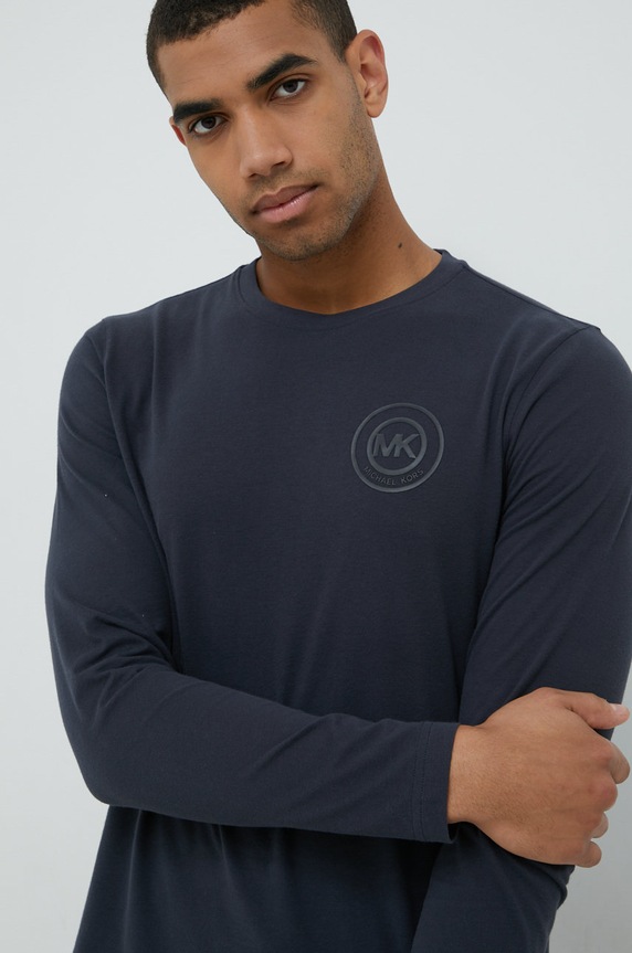 MICHAEL Michael Kors pamut hosszúujjú sötétkék 6BR6K11011