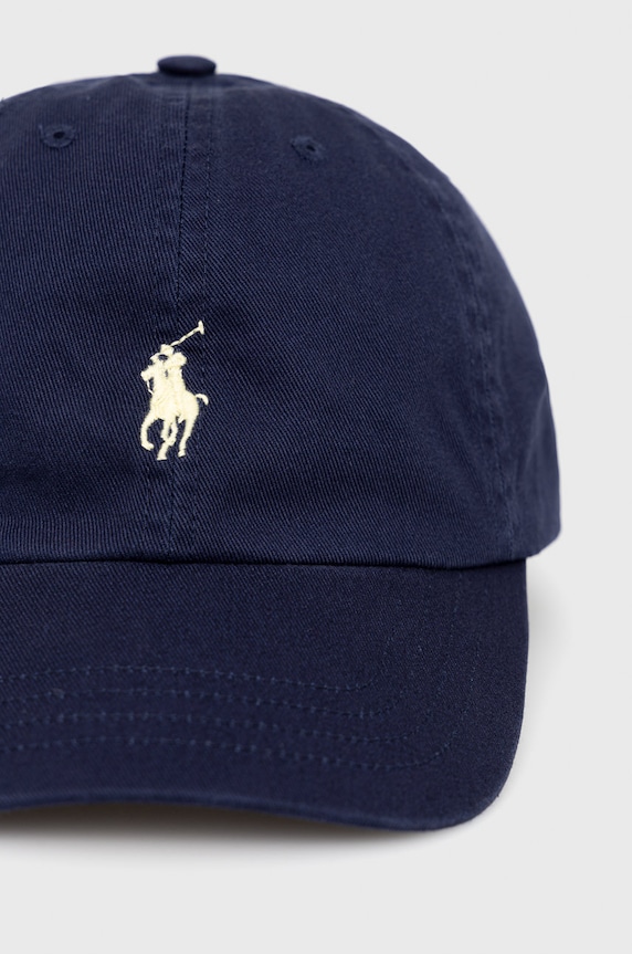 Băieți Polo Ralph Lauren caciula din bumbac 322552489004 bleumarin