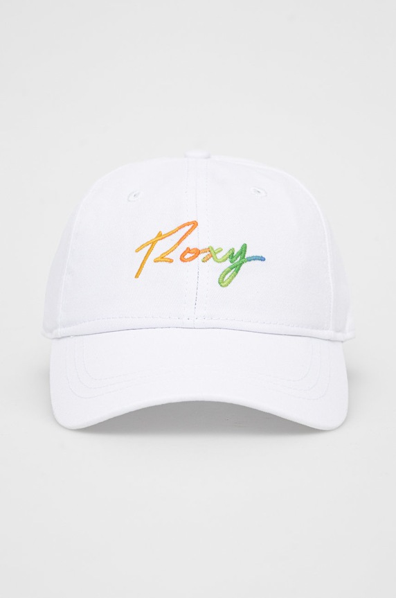 Bavlnená čiapka Roxy ERJHA03982 biela SS22