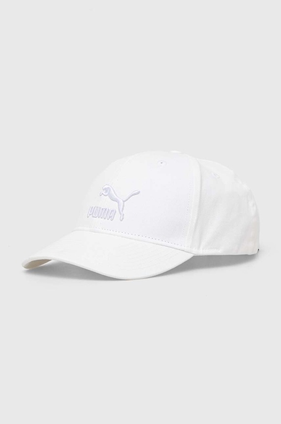 Puma pamut baseball sapka 22554 Archive Logo BB Cap aplikációval fehér 022554