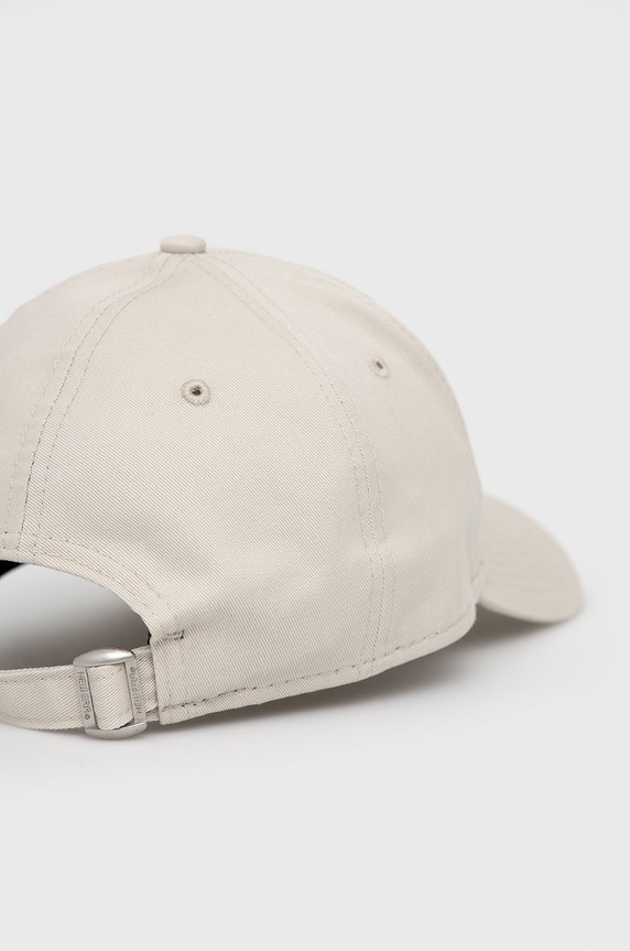 New Era czapka bawełniana LEAGUE ESSENTIAL 9FORTY® 12380590.MEDBEIGE beżowy SS22