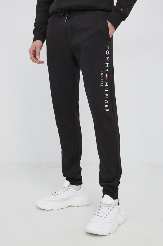 Tepláková souprava Tommy Hilfiger černá MW0MW24845.PPYY