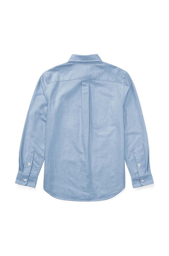 Polo Ralph Lauren camasa de bumbac pentru copii 323819238002 albastru AA00