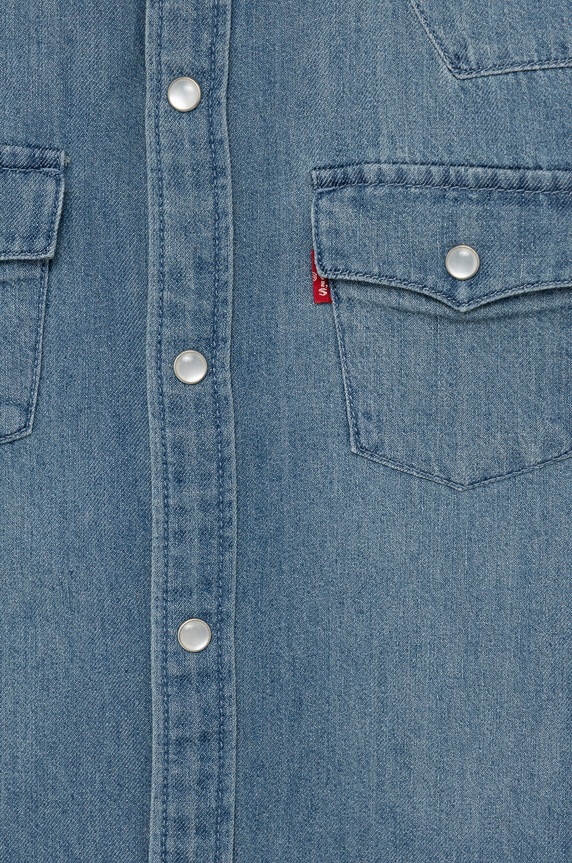 Chłopiec Levi's koszula bawełniana dziecięca 9E6866.B.NOS niebieski