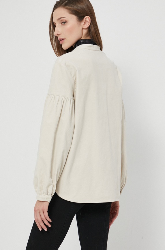 Odzież Samsoe Samsoe Koszula sztruksowa F21400109 beżowy