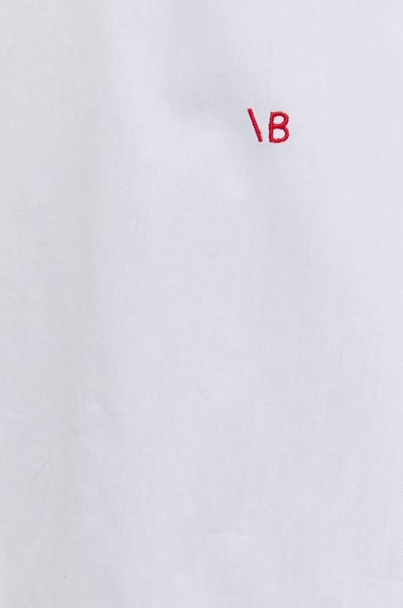 Victoria Beckham Bluzka bawełniana 1122WSH003216A biały SS22