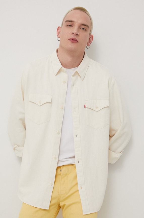 Levi's camasa lung bej A1919.0001