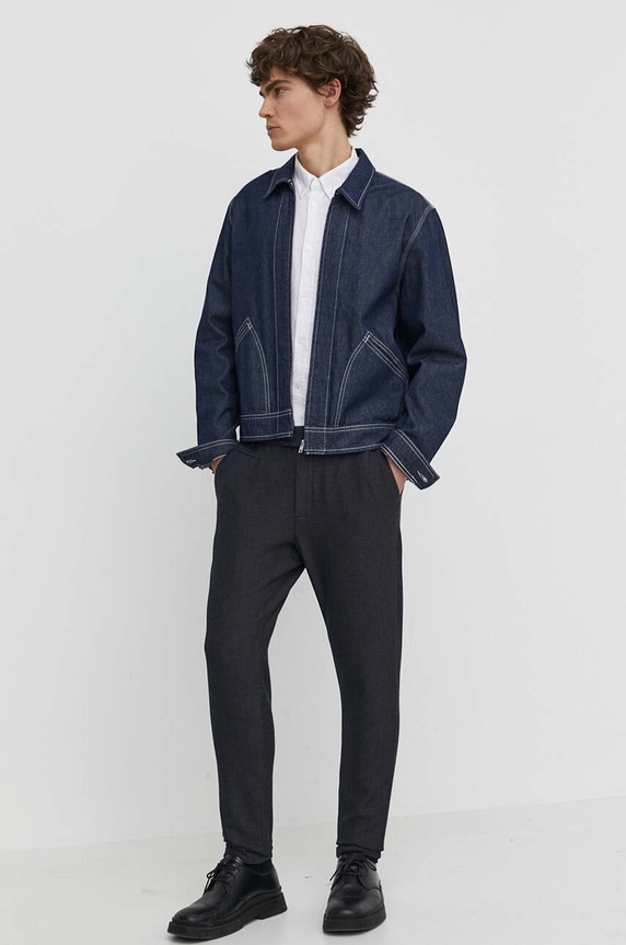 Lanena košulja Samsoe Samsoe M20200043 bijela SS25