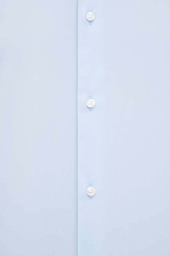 BOSS πουκάμισο ανδρικό βαμβάκι με ελαστάν H-HANK-kent-C1-214 μπλε 50469345