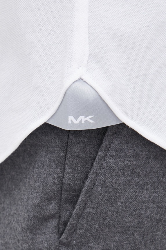 Bavlnená košeľa Michael Kors MD0MD91392 biela SS26