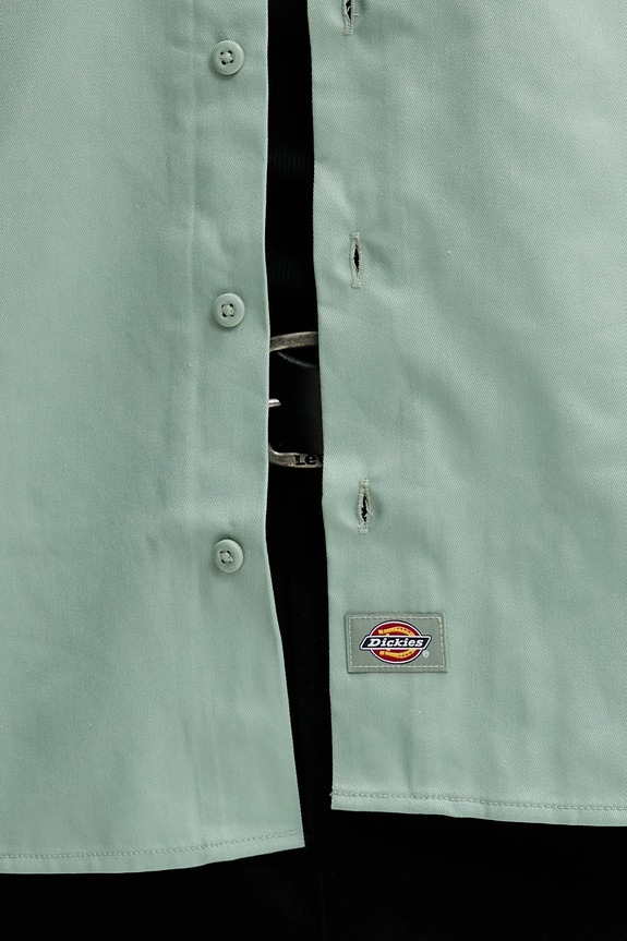 Πουκάμισο Dickies DK0A4XK7 πράσινο