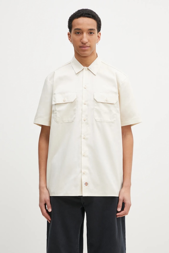 Dickies shirt plain beige DK0A4XK7