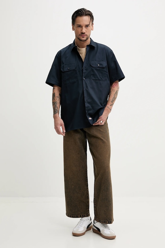 Dickies koszula DK0A4XK7 granatowy SS26