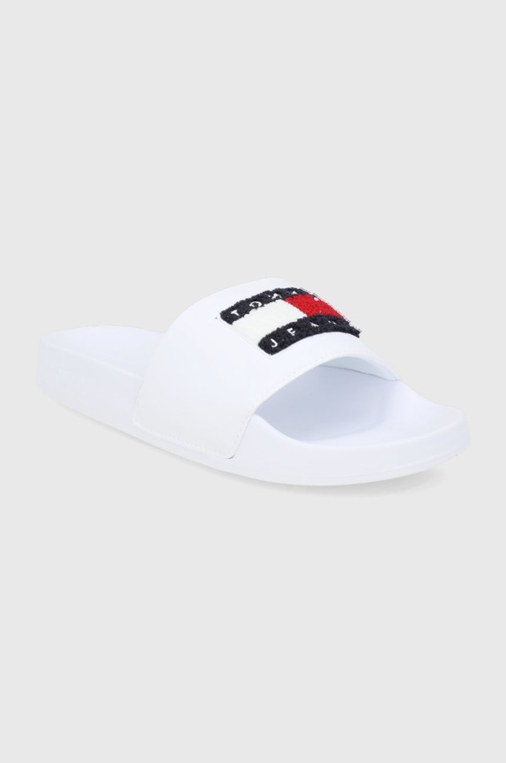 Tommy Jeans - Klapki EN0EN01644YBR EN0EN01644YBR biały SS22