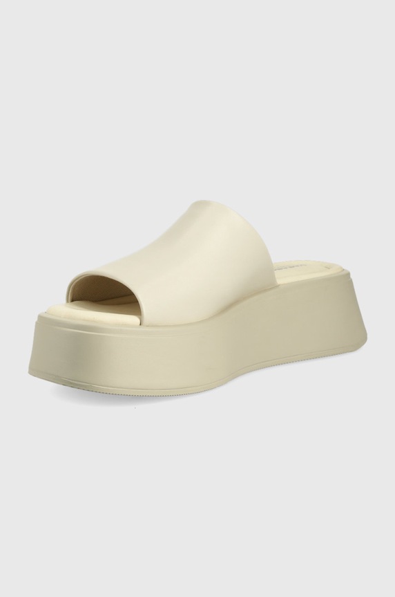 Cipők Vagabond Shoemakers bőr papucs Courtney 5334.601.02 bézs
