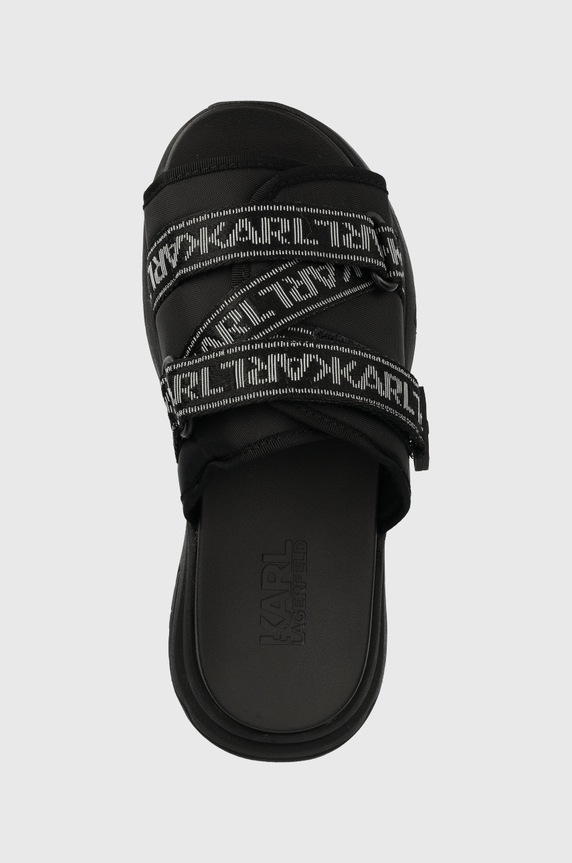 Šľapky Karl Lagerfeld GEMINI čierna KL62300.H00