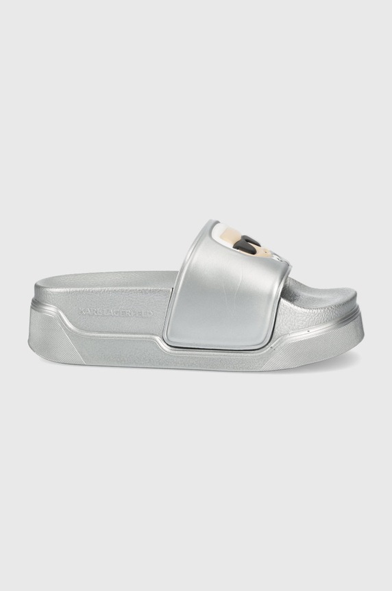 Karl Lagerfeld natikače ostalo srebrna KL88808.VSL