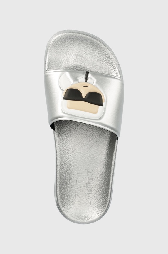 Karl Lagerfeld natikače srebrna KL88808.VSL