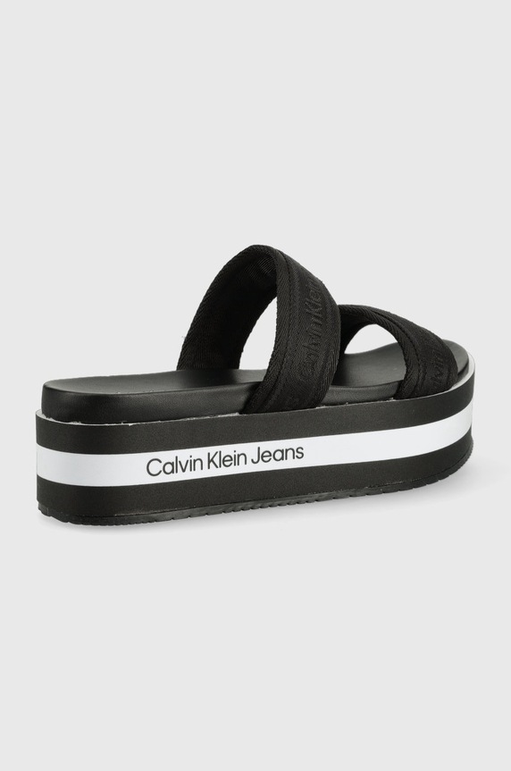 Calvin Klein Jeans klapki YW0YW00561.BDS YW0YW00561.BDS czarny SS22