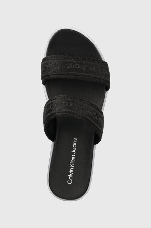 Calvin Klein Jeans klapki YW0YW00561.BDS czarny YW0YW00561.BDS