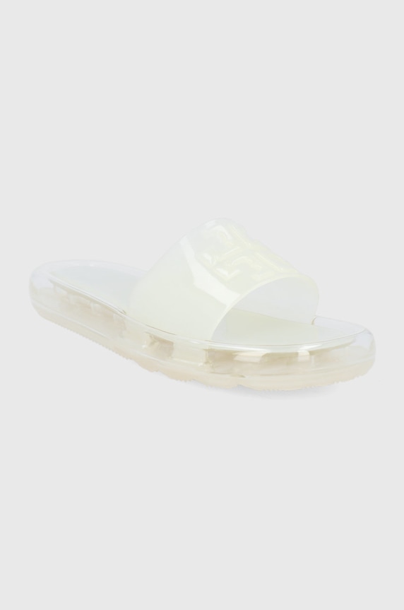 Tory Burch Klapki Bubble Jelly 85010.164 beżowy AA00
