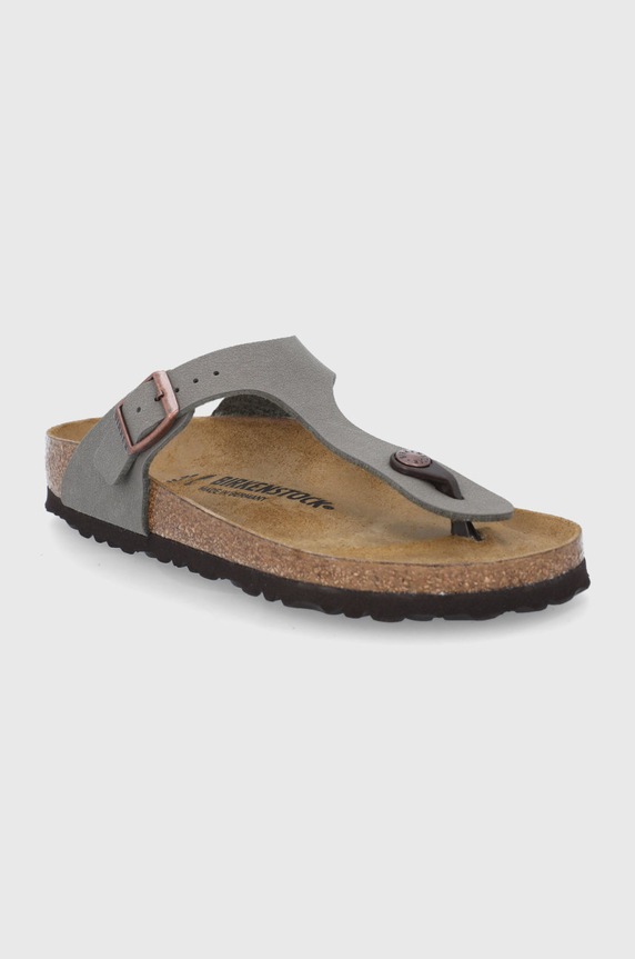 Birkenstock flip-flop Gizeh 43393 szürke AA00