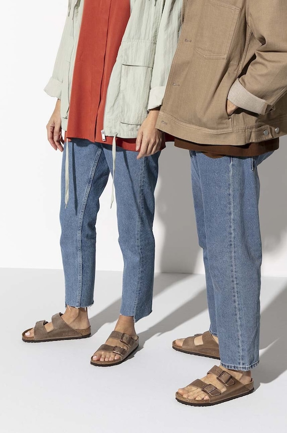 Nubuck παντόφλες Birkenstock Arizona 552813